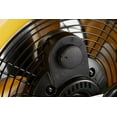 thumbnail image 3 of 10" High-Velocity Drum Air Circulator Fan, 1200 CFM Large Airflow, 3 Speeds, 180-Degree Tilt, Heavy-Duty Industrial Floor Fan with Metal Blades, UL Safety Listed, Includes Wall Bracket, 3 of 8