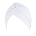 thumbnail image 6 of Women Turbans Soft Pre-Tied Knot Fashion Pleated Turban Cap Beanie Headwrap Sleep Hat, 6 of 7