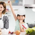 thumbnail image 2 of 25 piezas de chef de chef de niños desechables para niños adecuados para juegos de cocina y hornear chef blancos para hornear para pequeños chefs ideales para el servicio de alimentos y cocinar, 2 of 6