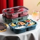 thumbnail image 3 of Matsuzay Fiambrera de acero inoxidable PP PS, contenedores de almacenamiento de alimentos para Picnic, cajas de horno microondas Bento con tapa sellada cartulina Rojo, 3 of 6