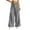 Grey, variant on Womens Wide Leg Pants with Pockets High Waisted Button Down Casual Straight Long Dressy Pants Palazzo Lounge Pants Size 2XL Beige