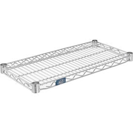 Nexel S1224S Stainless Steel Wire Shelf 24""W x 12""D