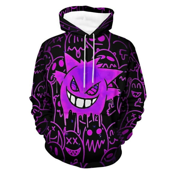 Gengar Hoodie Unisex 3d Novelty Hoodies Graphic Hoodies Pullover Sweatshirts For Men Women Teen S