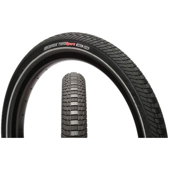 Kenda Kwick Two Tire 20 x 1.75 Clincher Wire Black/Reflective 60tpi KS