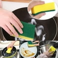 thumbnail image 2 of 10 Pack Heavy Duty Scrub Sponge, Multi-Use Magic Cleaning Sponges Eraser Sponge Cleaning Pads for Kitchens, Bathroom (Rectangle), 2 of 5