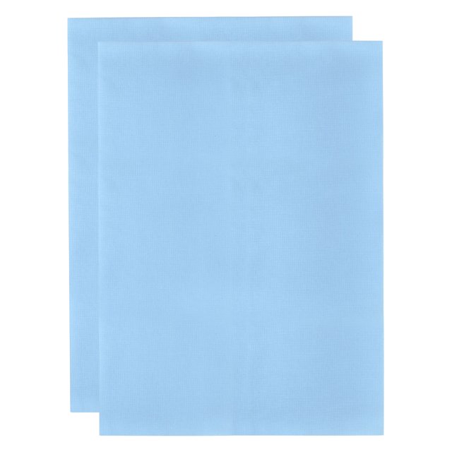 Unique Bargains 2Pieces 14 Count Cross Stitch Cloth 20 by 28 Inch Embroidery Fabric, Sky Blue