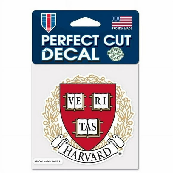 Wraft 3208550053 4 x 4 in. Harvard Crimson Perfect Cut Color Decal