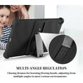 thumbnail image 3 of Hoibon for Samsung Galaxy Tab S6 Lite 10.4 Inch 2024/2022/2020 Tablet Case Soft Silicone Adjustable Stand Cover Shockproof Protective Shell Case for Samsung Galaxy Tab S6 Lite 10.4 inch - Black, 3 of 6