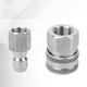 thumbnail image 3 of Conector De De Jardín De 2 Piezas De 3/8 Pulgadas - Conexiones De De tón De Resistencia ( + ) CUTICAT Accesorios de acero inoxidable, 3 of 8