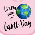 thumbnail image 4 of Inktastic Every Day is Earth Day Boys or Girls Baby Bib, 4 of 4