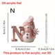 thumbnail image 3 of 26 English Letter Christmas Ornament Christmas Tree Decoration 2D Acrylic Decoration Car Rearview Mirror Ornament, 3 of 5
