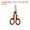 Orange, Black, variant on Uxcell Fishing Scissors Non-Slip Braided Serrated Edge Scissor, 2 Pack Red, Black