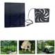 thumbnail image 5 of Kit de ventilador de panel solar, estable reducir temperatura múltiples impermeables 10W 3000 rpm 12v 2a ventilador de escape con energía solar para cobertizos, 5 of 7