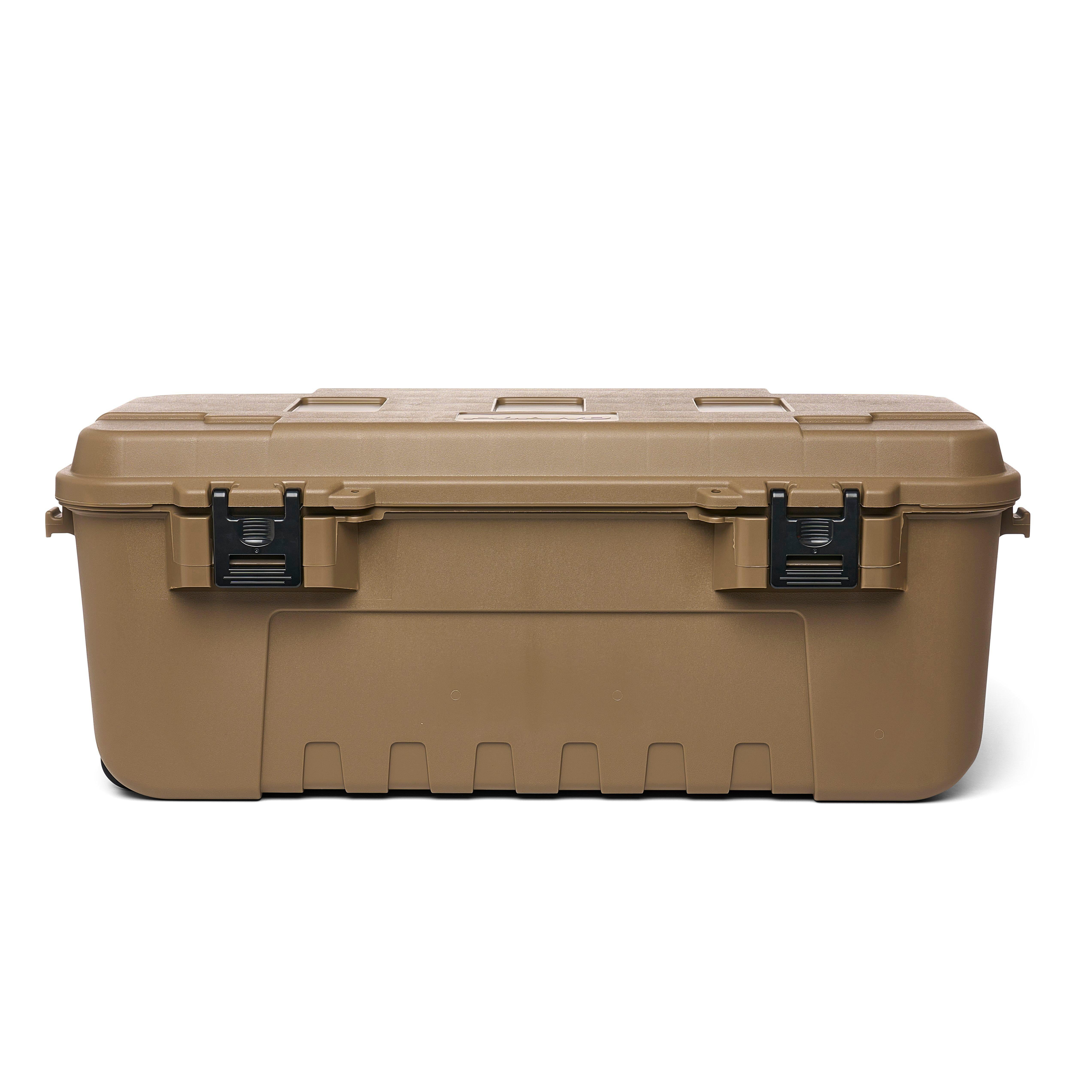 Plano Sportsman's Trunk, Desert Tan, 27-Gallon Lockable Storage Box