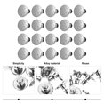 thumbnail image 2 of BEADCEST 20Set Replacement Pants Button Alloy Silver Waist Adjuster for Clothing Accessories, 2 of 5