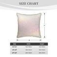 thumbnail image 4 of Kll Glitter Light Pearl Decorative Throw Pillow Covers Velvet Soft For Couch Sofa Bedroom Living Room Outdoor -16"X16", 4 of 8