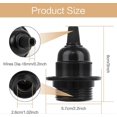 thumbnail image 4 of E27 Vintage Lamp Socket 7 Pieces E27 Bulb Socket Decoration 250V 4A Lamp Holder Socket Pendant Lamp Holder Retro Light Fixture Lighting for Cafeteria, 4 of 4