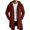 Wine, variant on QSAWXQZ Men's Long Hooded Coat Full Zip Long Sleeve Pockets Jacket Casual Winter Outerwear XL