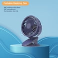 thumbnail image 2 of Ventilador de clip portátil USB Oficina Verano Refrigeración Estudiante Escritorio Mini ventilador (Azul) Sywqhk Alta Calidad, 2 of 8