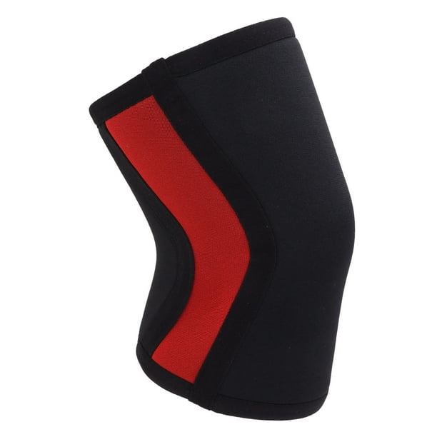 Knee Sleeve, High Elastic Soft Black And Red Pain Reduction Nylon Knee