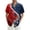 Red, variant on USA 250th Anniversary Shirt,American Flag Shirts for Men,Short Sleeve Button Down Patriotic Shirts for Men with Tie Dye Swirls and Giant Stars Wine S