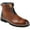Brown, variant on Mens Reddick Lace-up Cap Toe Ankle Boot