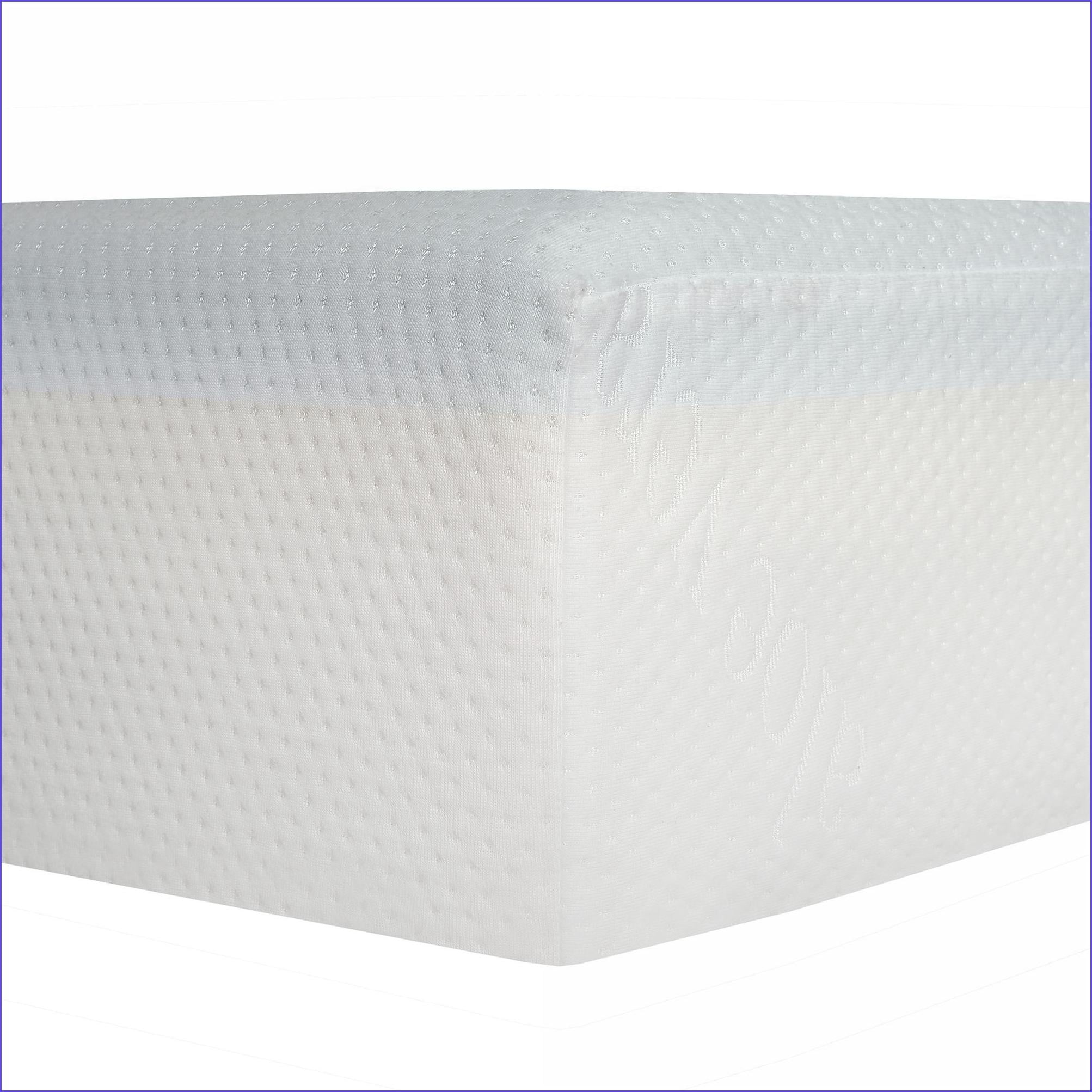 Mattresses, Full Size 6 in. Firm Gel Memory Foam Mattress | White | Polyester