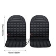thumbnail image 3 of Dvkptbk Car Seat Cushion Car Heating Seat Cushion Heating Seat Cushion Car Home Office Insulation Pad Temperature Control Fiber Composite Material Car Accessories, 3 of 6