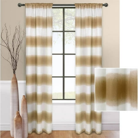 Mainstays Fading Stripe Curtain Set Of 2 Walmart Com