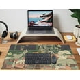 thumbnail image 4 of Cute Desk Mat Kawaii Bear Mousepad Cute Anime Plant Desk Protector, Kawai Aesthetic Brown and Green Forest Keyboard Mat, Large Mouse Pad XXL Gaming Desk Pad XL Office Home Decor for Women Girls, 4 of 6