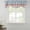 Blue, variant on Blue Red Boho Tie Up Valance Curtains for Windows, Kitchen Curtains Window Treatments, Vintage Geometric Stripes Abstract Art Short Window Shades Valances for Bedroom Bathroom Cafe 42"x18"