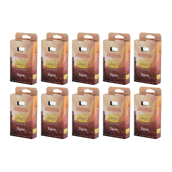10 Packs Dragon Shield Board Game Sleeves 100 ct Tarot Size Card Sleeves Display Case