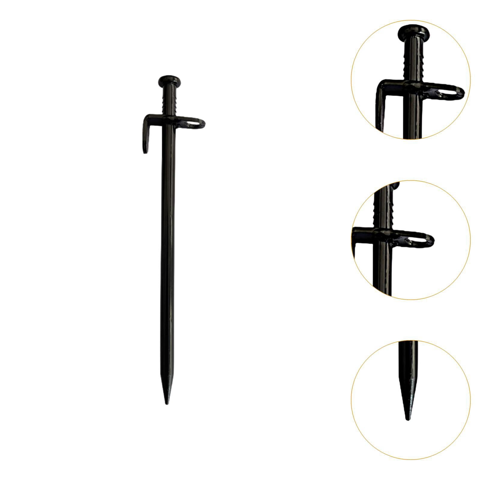 MAGIDEAL 5Pcs Camping Stakes Forged Sturdy Unbreakable Gardening Canopies Tent Stakes 20cm