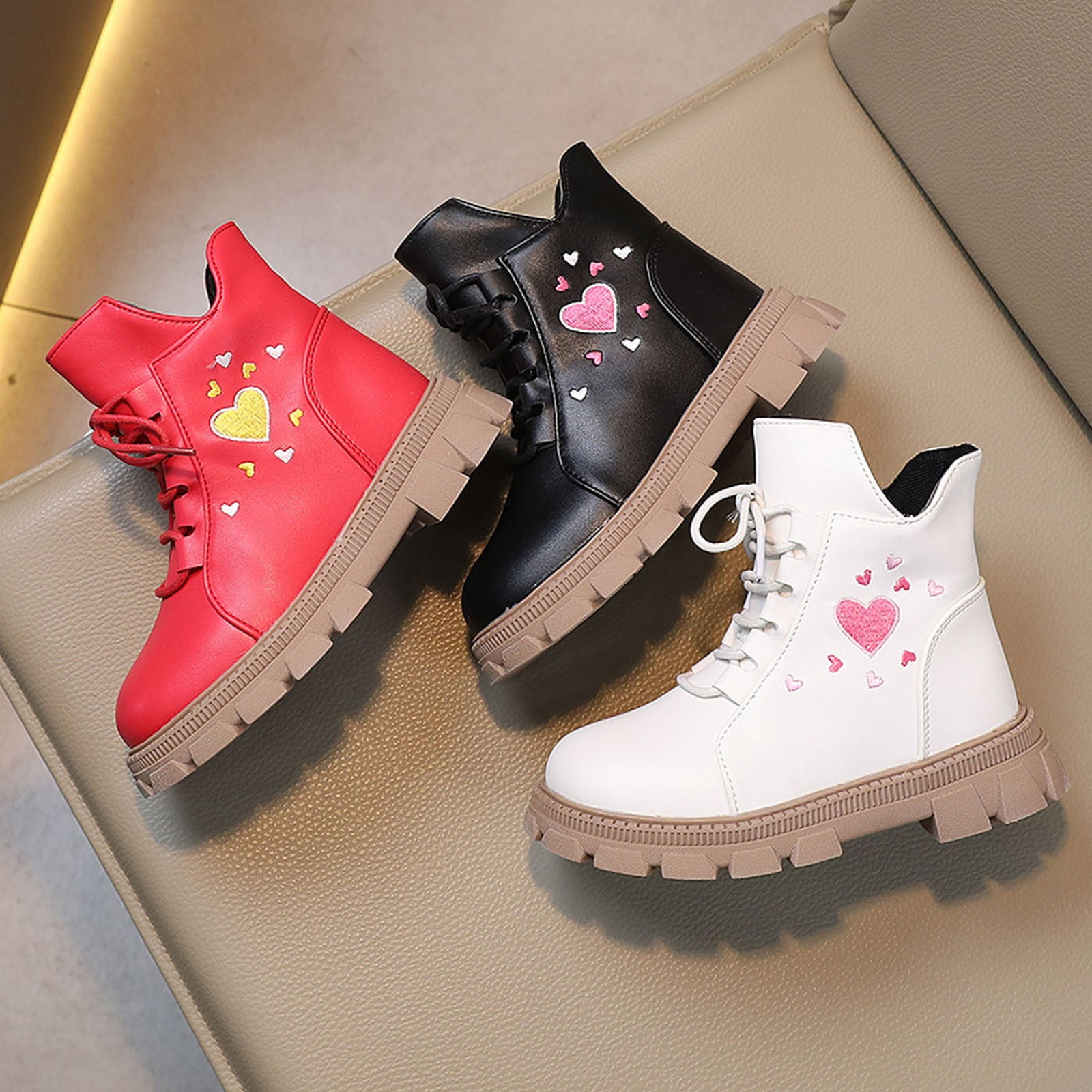 靴  BOOTS Amazon.com | JEUROT Knee Length Combat Boots for Girls Fuax