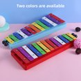 thumbnail image 1 of Xylophone,Notes Metal Percussion Metal Percussion Handheld Musical With 2 13 Notes Metal Buzhi Mewmewcat, 1 of 5