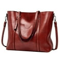 thumbnail image 1 of YOPTOP Handbags For Women Large Designer Ladies Bag Bucket Purse Leather,01red,One Size, 1 of 3