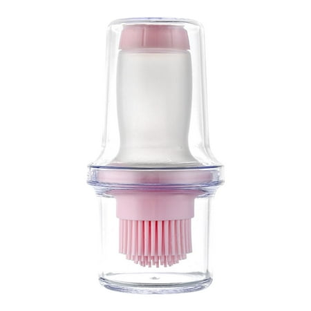 

Spray Bottle Glass Silicone Oil Bottle with Storage Lid. Baking Oil Brush. Kitchen Tool for Grilling Steak. Convenient and Practical. Ideal for Cooking Enthusiasts.