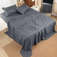 thumbnail image 5 of Utopia Bedding Solid 4 PC Queen Bed Sheets Set For Adults - Microfiber, Fade Resistant (Grey), 5 of 7