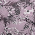 thumbnail image 1 of oneOone Viscose Chiffon Dusty Purple Fabric Floral Fabric For Sewing Printed Craft Fabric By The Yard 42 Inch Wide, 1 of 1