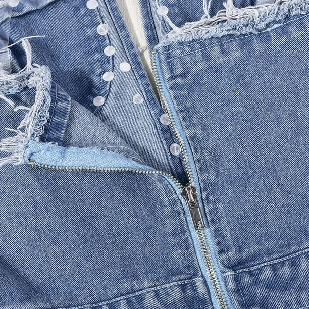 Women's denim overalls walmart sales