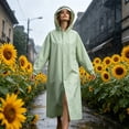 thumbnail image 4 of Heavy Duty Raincoat Waterproof Rain Jacket Thickened Windproof for Hiking Camping, 4 of 4