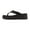 Black, variant on CUSHIONAIRE Women's Pippin thong platform sandal with +Memory Foam