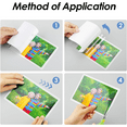 thumbnail image 2 of MaxGear 10 Mil Self Adhesive Laminating Pouches, 4.5" x 6.5", 25 Count, 2 of 9