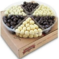 thumbnail image 4 of Gourmet Holiday White & Dark Chocolate Nuts and Fruit Large Gift Tray 6-Pt by It's Delish  Christmas Gift Box New Year Events Fathers Mother Day Family Parties Valentines Anniversary - Kosher Dairy, 4 of 7