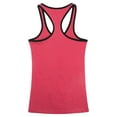 thumbnail image 5 of Hat and Beyond Women's Racer Back Sleeveless T-Shirts with Contrast Binding, 5 of 6