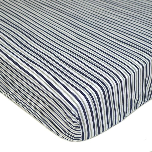 American Baby Company Printed 100 Cotton Jersey Knit Fitted Crib Sheet