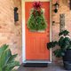 thumbnail image 4 of Nueva corona de árbol de Navidad hecha a mano para puerta de entrada, corona de puerta de entrada, corona de Navidad colgante para decoración navideña, 4 of 4