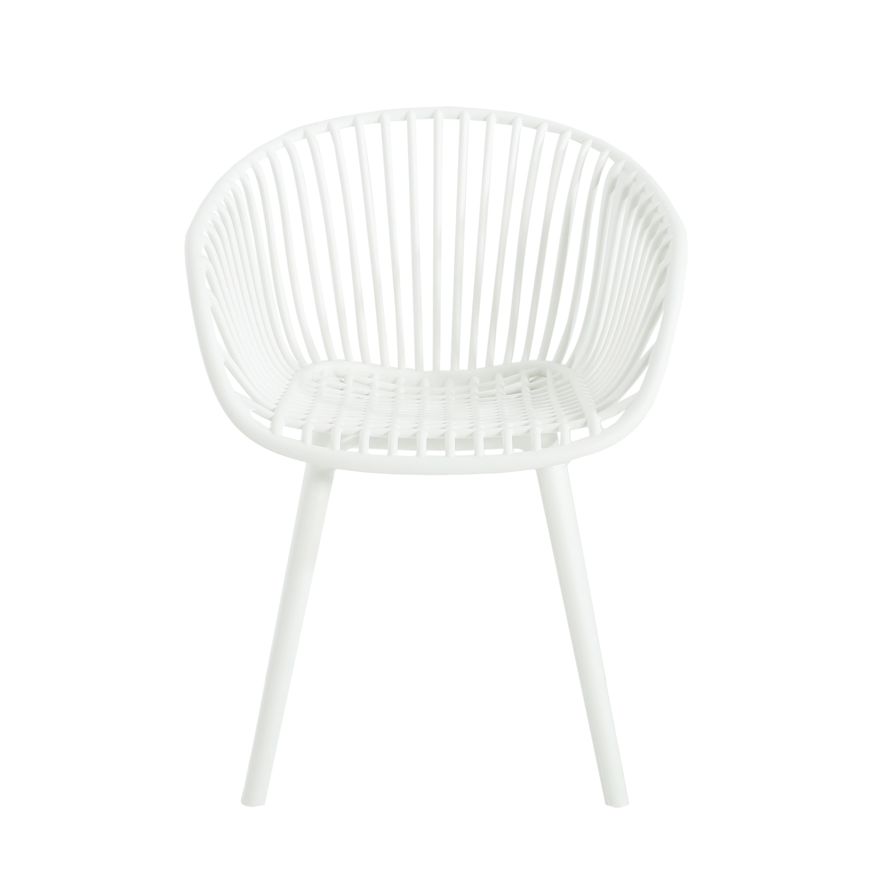 Outdoor Dining Chairs Set of 2 – Coastal Style Patio Chairs with Comfortable Seating for Backyard, Deck, Porch