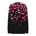 thumbnail image 5 of Xuyuer Valentines Day Sweatshirts for Women Valentine Sweatshirt Love Heart Graphic Pullover Tops Casual Holiday Tops Love Heart Shirts Casual Valentine Pullover Long Sleeve Tops, 5 of 5
