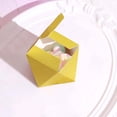 thumbnail image 5 of Efavormart 25 Pcs | Gold Glitter Wedding Favor Gift Boxes - 3"x4" Geometric Shape, 5 of 11